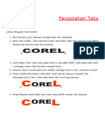 TUTORIAL COREL DRAW 12. Materi Materi - MEMANIPULASI OBJEK DAN TEKS. Pengolahan Teks. Konversi Objek. Menggabung Objek. Envelope. Perspective.