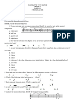 Summative Test Mapeh 6