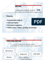 ... System For Ranking Jobs Logically & Fairly: To Determine The Relative Size of Jobs in An Organization