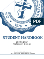 Student Handbook 2023 - College of Biology