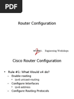 03 Router Configuration CISCO Juniper