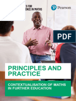 Contextualisation of Maths in Further Education