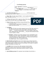 PDF Template Event Planner Contract Template