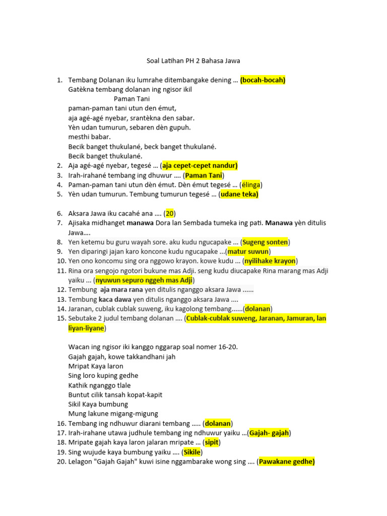 Tips meningkatkan kemampuan bahasa Jawa latihan aktif