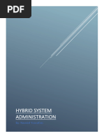 Hyb SYS Admin Chapter One