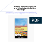 Instant Download Test Bank Nursing Informatics and The Foundation of Knowledge 4th Edition Mcgonigle PDF Scribd