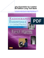 Instant Download Radiography Essentials For Limited Practice 4th Edition Long Test Bank PDF Full Chapter