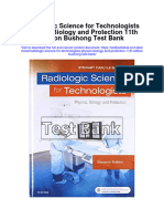 Instant download Radiologic Science for Technologists Physics Biology and Protection 11th Edition Bushong Test Bank pdf full chapter