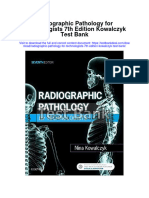 Instant Download Radiographic Pathology For Technologists 7th Edition Kowalczyk Test Bank PDF Full Chapter