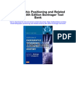 Instant Download Radiographic Positioning and Related Anatomy 8th Edition Bontrager Test Bank PDF Full Chapter