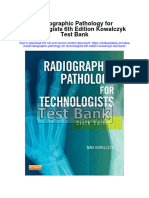 Instant download Radiographic Pathology for Technologists 6th Edition Kowalczyk Test Bank pdf full chapter