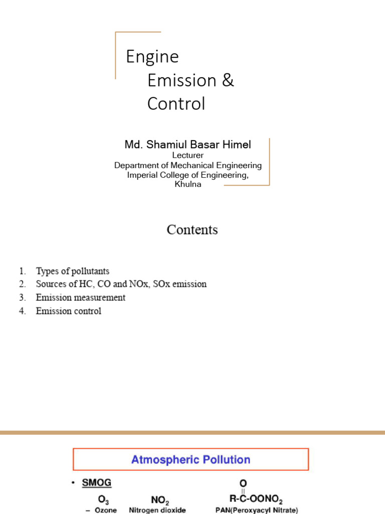 Emission Control Methods In Ic Engines Pdf Exhaust Gas Combustion
