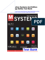 Instant Download M Information Systems 2nd Edition Paige Baltza Test Bank PDF Full Chapter
