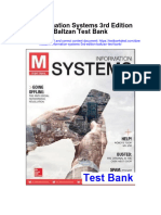 Instant Download M Information Systems 3rd Edition Baltzan Test Bank PDF Full Chapter