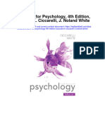 Instant download Test Bank for Psychology 4th Edition Saundra k Ciccarelli j Noland White pdf full