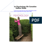 Instant Download Test Bank For Psychology 5th Canadian Edition Wade PDF Full
