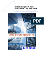 Instant Download Real Estate Principles A Value Approach 4th Edition Ling Test Bank PDF Full Chapter