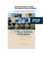 Instant Download Real Estate Principles A Value Approach 3rd Edition Ling Test Bank PDF Full Chapter