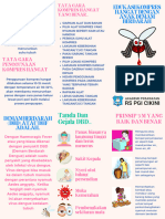 Leaflet Kep Anak Edukasi Kompres Hangat Dengan Anak DBD