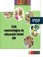 Guía Metodológica de Educación Inicial EIB. Ciclo II