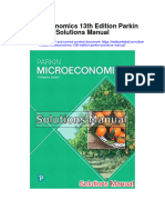 Instant Download Microeconomics 13th Edition Parkin Solutions Manual PDF Full Chapter