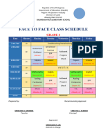 Class Schedule 4-6