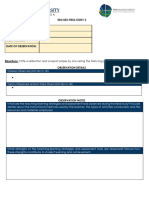 Edu 052 Field Study3 - Weekly Journal Template 1