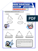 Los Triangulos y Su Clasificación para Tercero de Secundaria