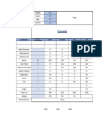 Mifflin Calories Counting & GM Sheet For Training