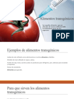 Alimentos Transgénicos