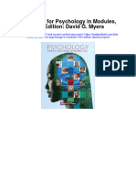 Instant download Test Bank for Psychology in Modules 10th Edition David g Myers pdf full