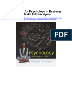 Instant Download Test Bank For Psychology in Everyday Life 4th Edition Myers PDF Full