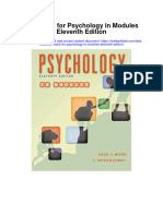 Instant download Test Bank for Psychology in Modules Eleventh Edition pdf full
