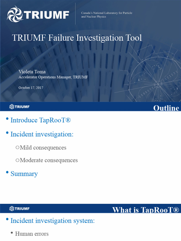 3.TRIUMF Failure Investigation Tool Final 16 9 | PDF | Cognitive Science