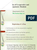 Registration of A Firm