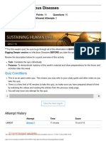 W11 Quiz Infectious Diseases Sustaining Human Life PDF