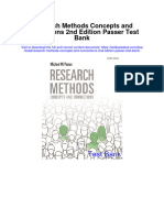 Instant Download Research Methods Concepts and Connections 2nd Edition Passer Test Bank PDF Full Chapter