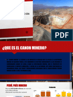 Canon Minero en El Perú