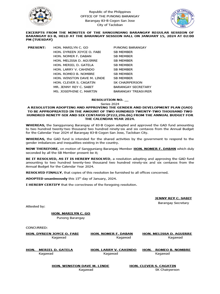 GAD 2024 PDF