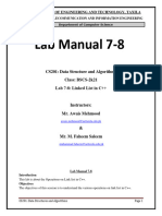 DSA - Lab7-8 Linked List in C+