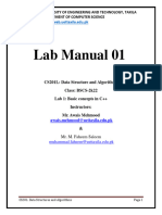 DSA - Lab1 Basic Concepts in C