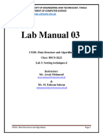 DSA - Lab3 Sorting Techniques1