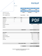 Payslip Template