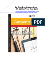 Instant Download Residential Construction Academy Carpentry 4th Edition Vogt Test Bank PDF Full Chapter
