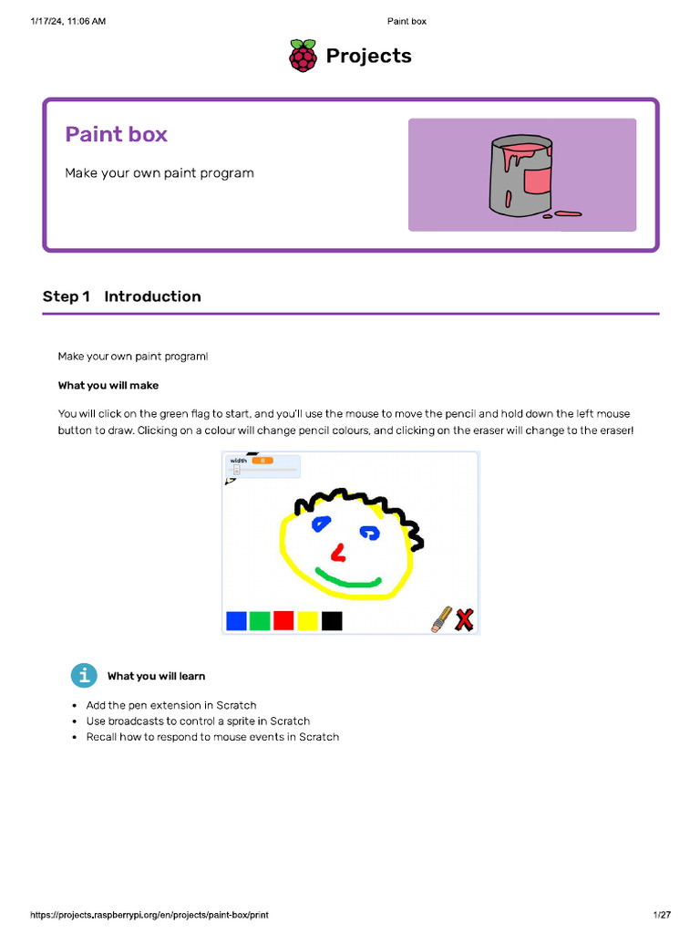 Scratch5 - Paintbox | PDF