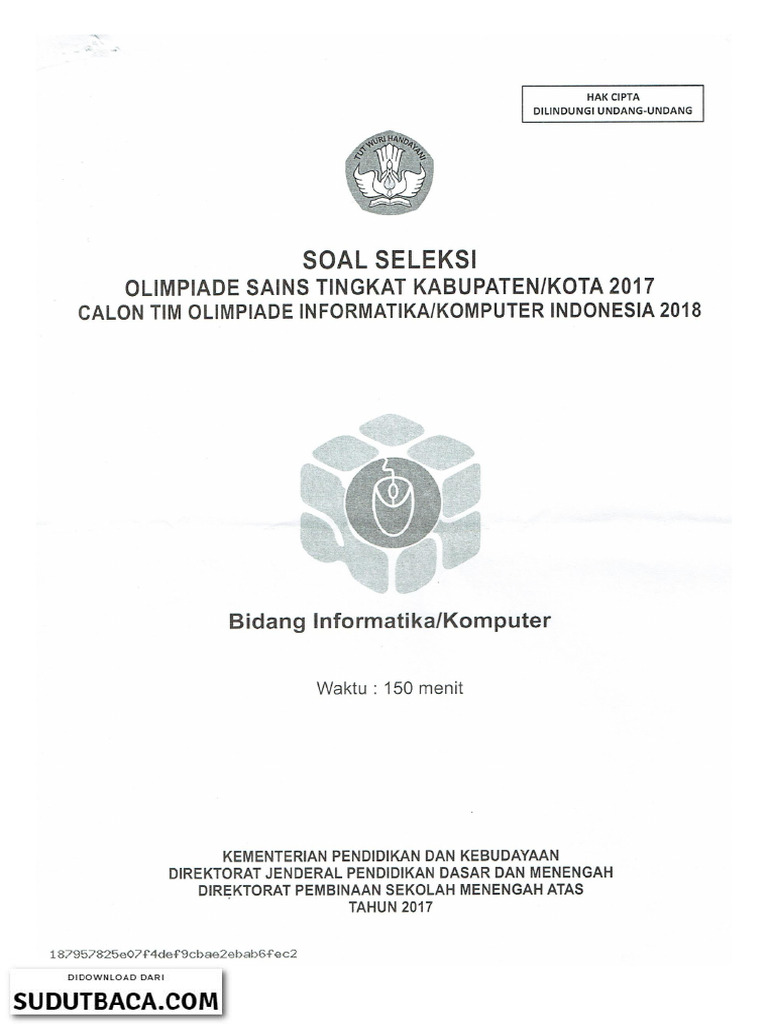 Informatika osk sma 2017 soal www sudutbaca pdf