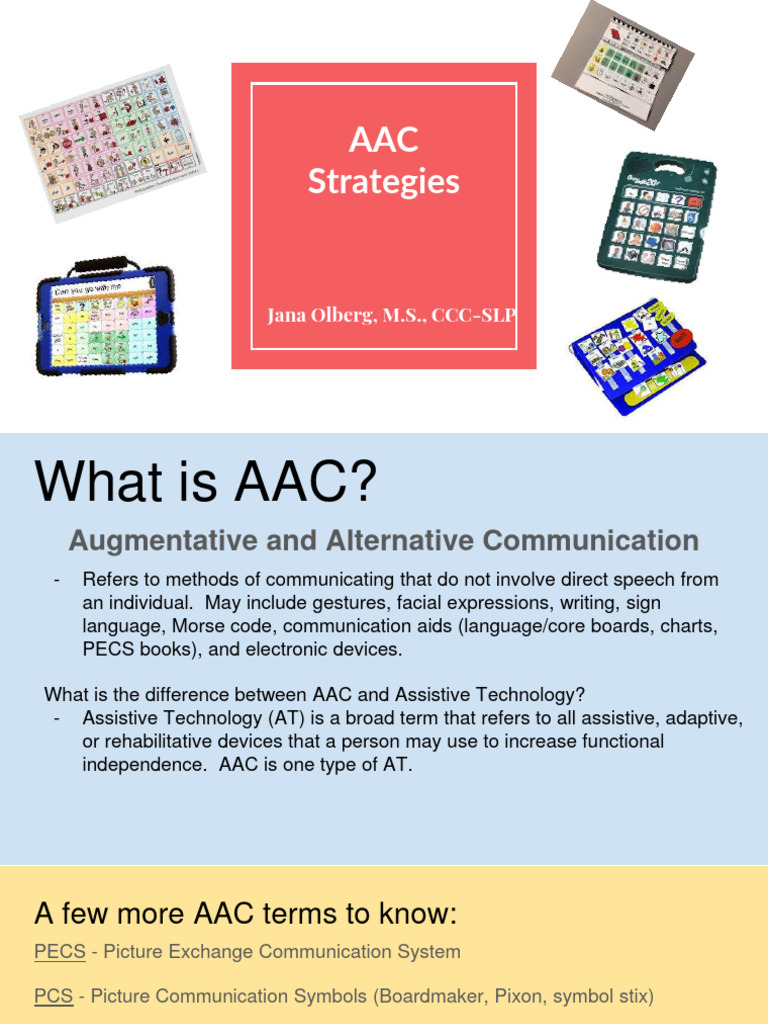 AAC Strategies | PDF | Vocabulary | Human Communication