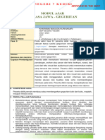 Modul 7 Teks Geguritan TH 2022-2023 Kebersihan Lingkungan