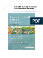 Instant Download Community Health Nursing in Canada 3rd Edition Stanhope Test Bank PDF Full Chapter