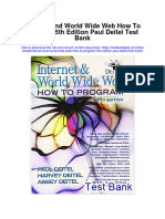 Instant Download Internet and World Wide Web How To Program 5th Edition Paul Deitel Test Bank PDF Full Chapter